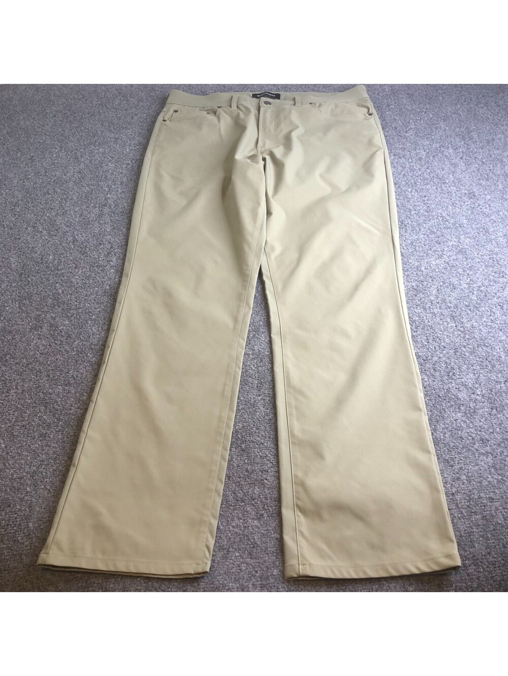 Bluffworks Ascender Chino Pants Men 36x32 Beige Regular Fit Trousers Stretch